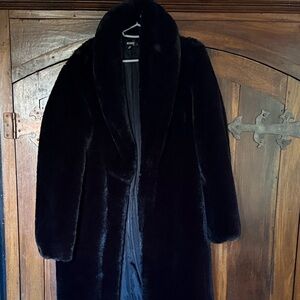 Missguided Black Faux Fur Jacket